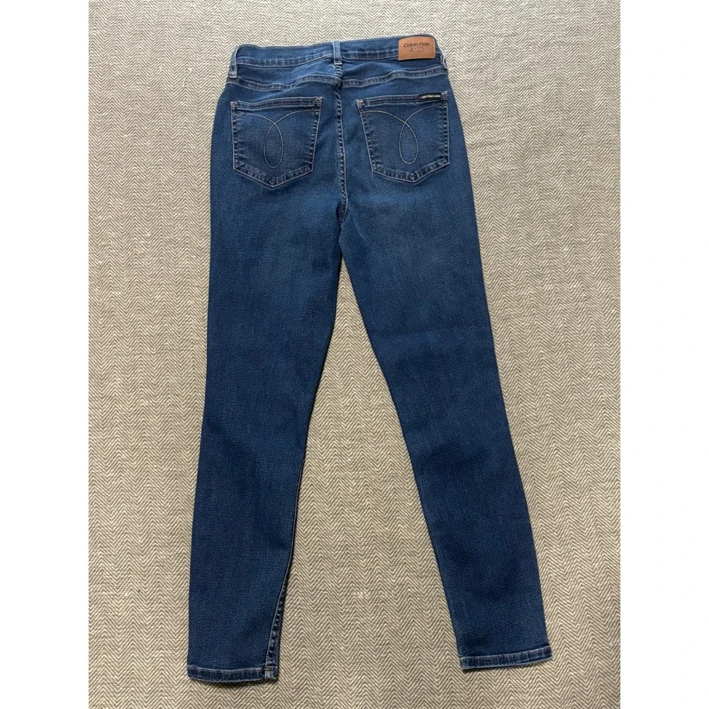 Calvin Klein Jeans Men Blue Wash Skinny Fit Denim Pants Size‎ 6